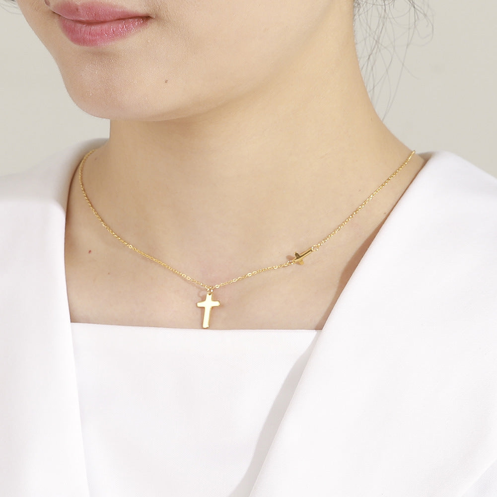 Halskette mit Kreuz Anhänger 😍 - impassion.ch