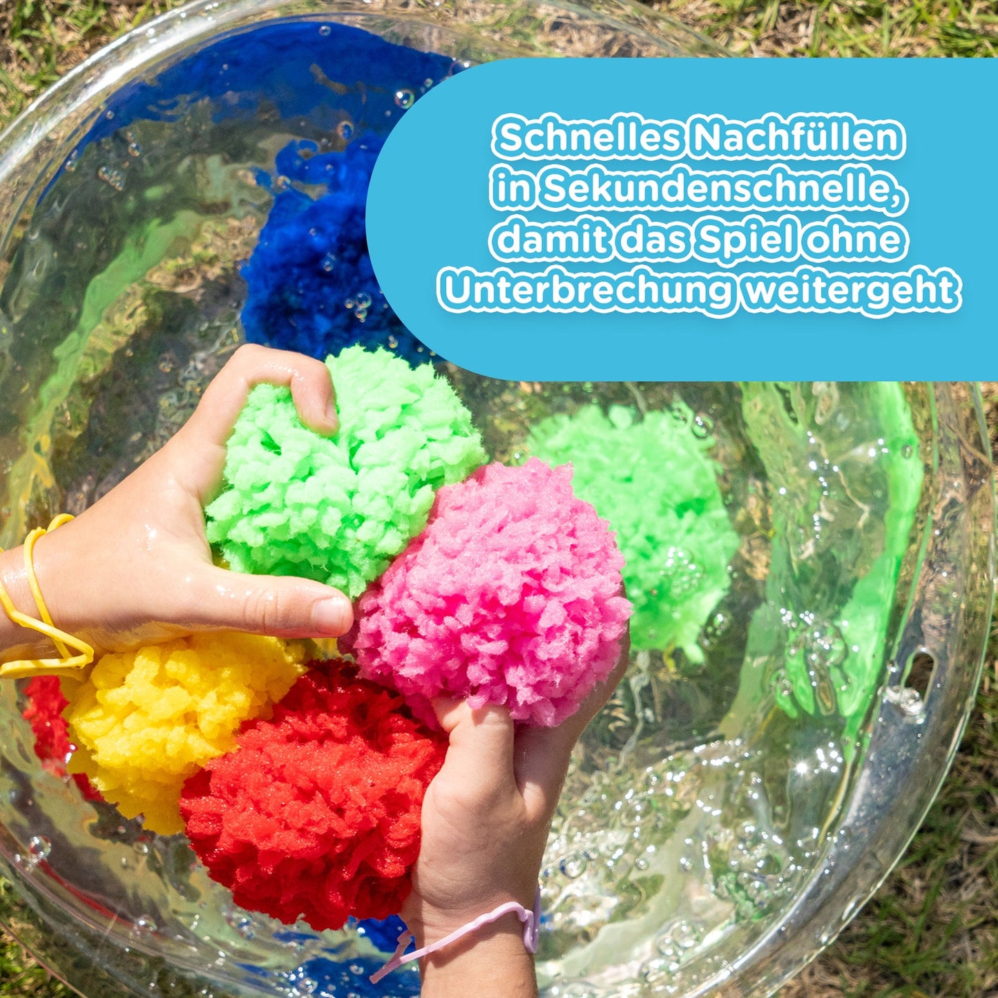 Splashies™– Bunte Wasserkugeln aus Schwamm - impassion.ch