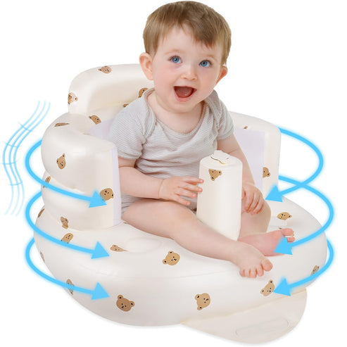 Sitzbärchen – Der aufblasbare Baby-Sitz - impassion.ch
