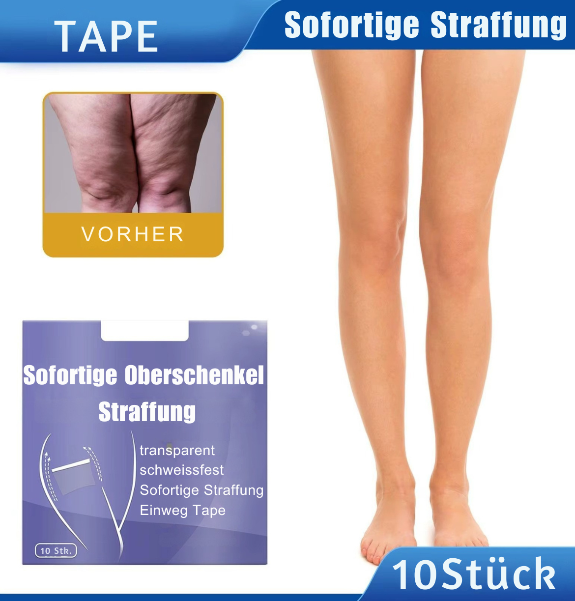Oberschenkel Lifting Tape™ - impassion.ch