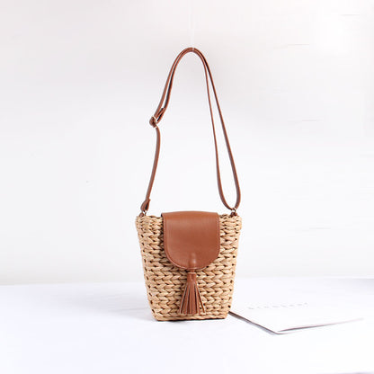 SCHULTERTASCHE-STROH - impassion.ch