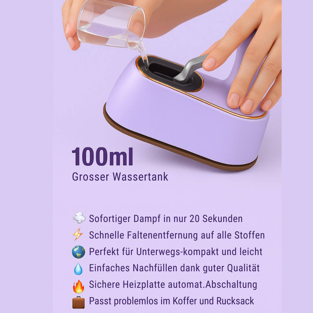 SmartSteam Mini™ - Faltenfrei in Sekunden - impassion.ch